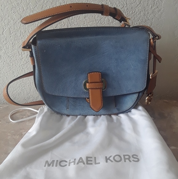 Michael Kors Handbags - Michael Kors Womens Romy Suede Messenger Handbag